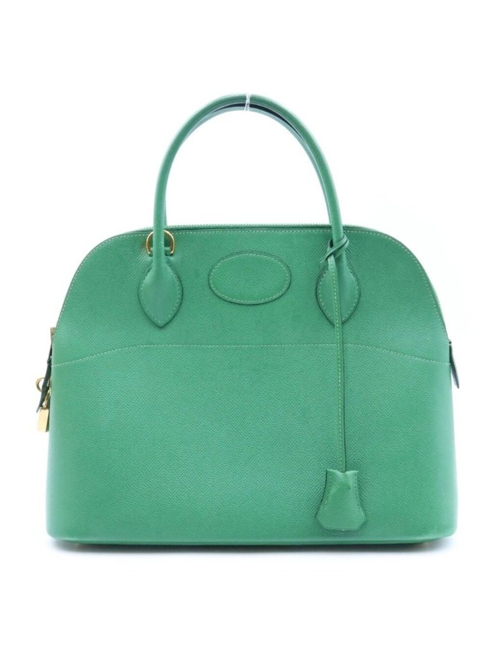 Hermes Bolide 31 Veau Epsom 2-Way Shoulder Bag Green Gold